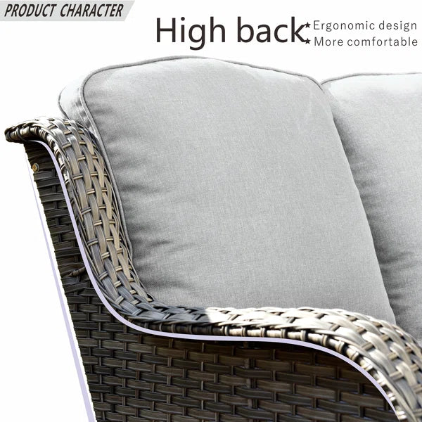 3 seater Sofa: 72.83'' Outdoor Patio Sofa