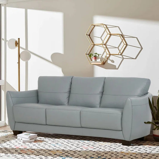 3 Seater Sofa: 79'' Leather Sofa