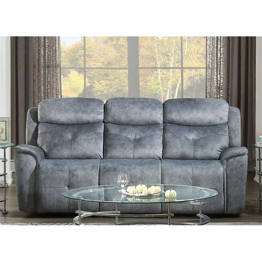 3 Seater Sofa: 83'' Upholstered Reclining Sofa