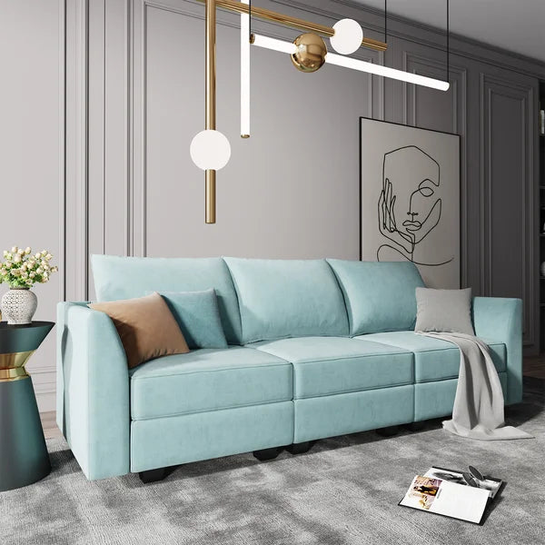 3 Seater Sofa: 87.01'' Upholstered Sofa