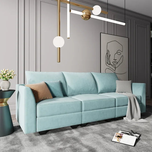 3 Seater Sofa: 87.01'' Upholstered Sofa