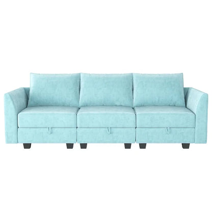 3 Seater Sofa: 87.01'' Upholstered Sofa