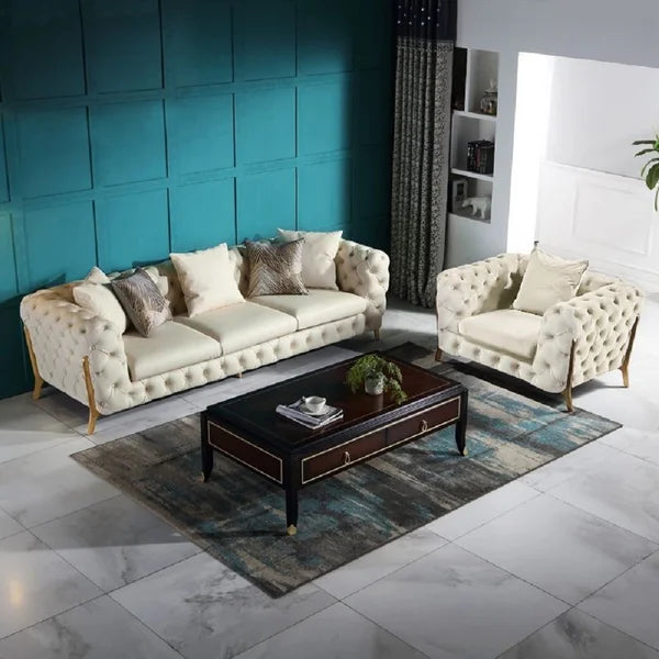 3 Seater Sofa: 90.6'' Upholstered Sofa