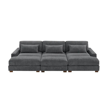 3 Seater Sofa: Antravian 127.5 Upholstered Sofa