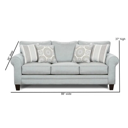 3 Seater Sofa: Aurora 88'' Upholstered Sofa