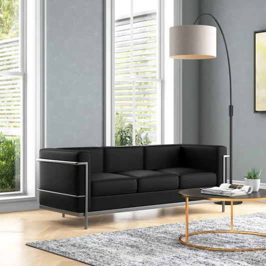 3 Seater Sofa: Fahy 70.8'' Leather Sofa
