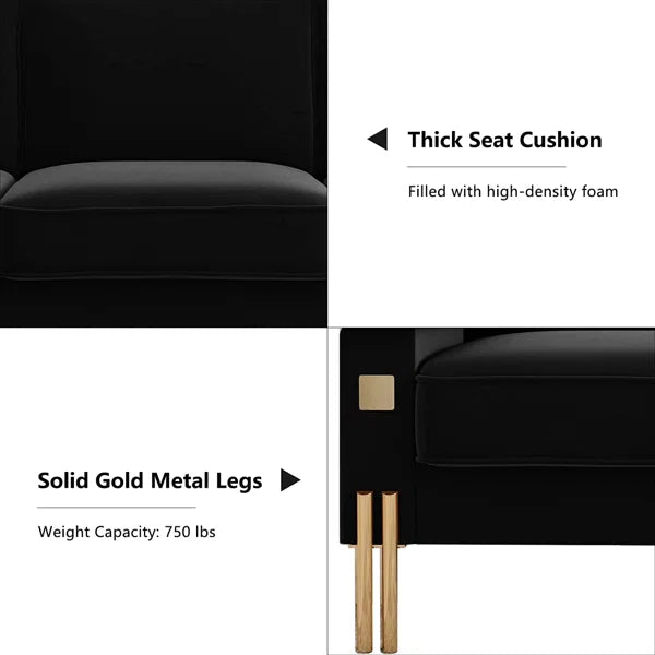 3 Seater Sofa: Faludi 93.11'' Upholstered Sofa