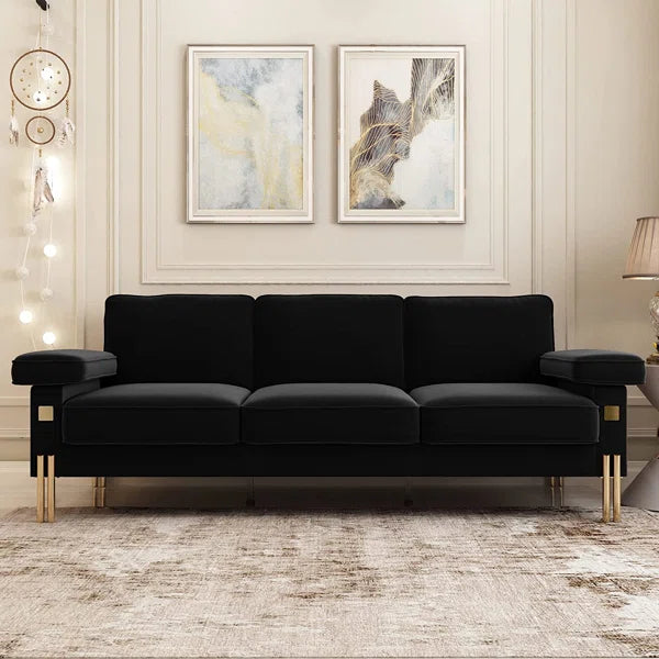 3 Seater Sofa: Faludi 93.11'' Upholstered Sofa