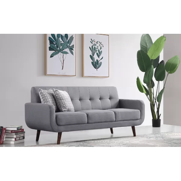 3 Seater Sofa: Hepburn 71'' Upholstered Sofa