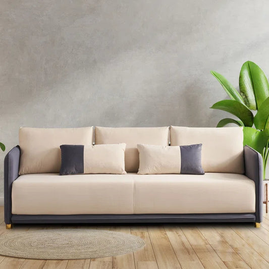 3 Seater Sofa: Hisaan 86'' Upholstered Sofa