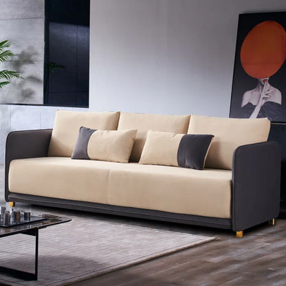 3 Seater Sofa: Hisaan 86'' Upholstered Sofa