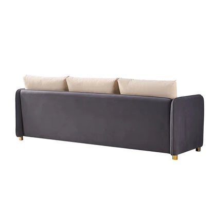 3 Seater Sofa: Hisaan 86'' Upholstered Sofa