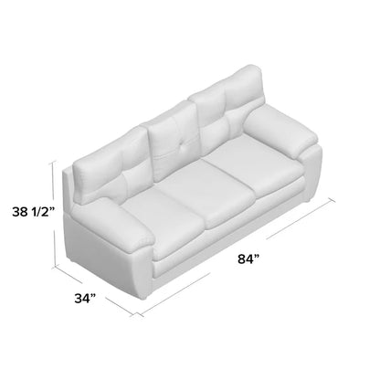 3 Seater Sofa: Kenn 84'' Upholstered Sofa