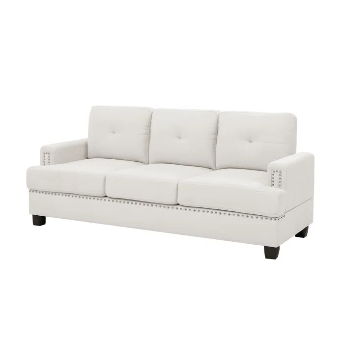 3 Seater Sofa: Knap 77.5'' Upholstered Sofa