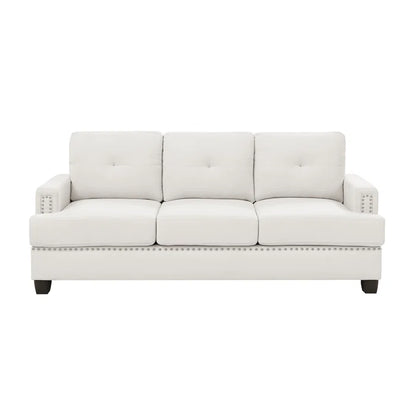 3 Seater Sofa: Knap 77.5'' Upholstered Sofa