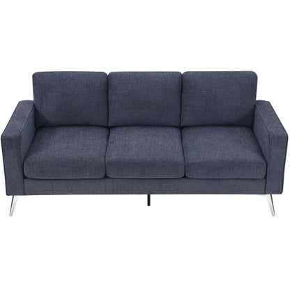 3 Seater Sofa: Modern 3-Piece Sofa Sets With Sturdy Metal Legs