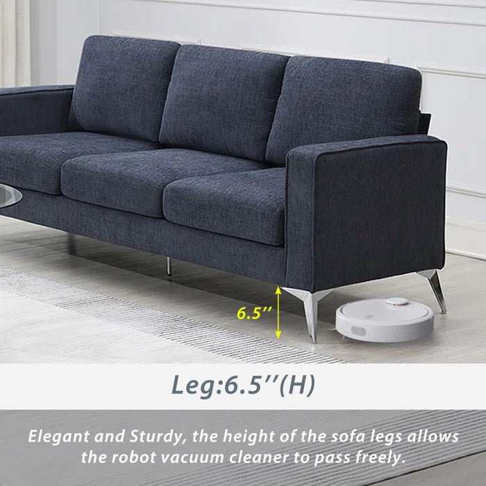 3 Seater Sofa: Modern 3-Piece Sofa Sets With Sturdy Metal Legs