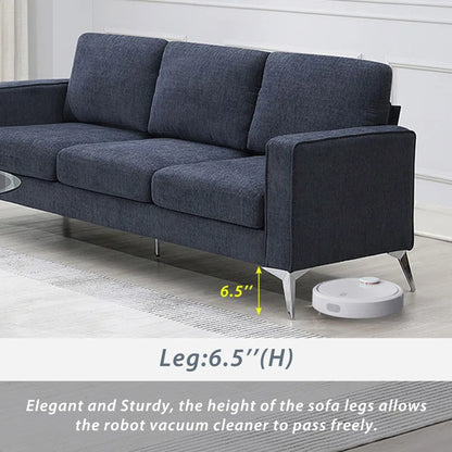 3 Seater Sofa: Modern 3-Piece Sofa Sets With Sturdy Metal Legs