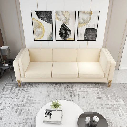 3 Seater Sofa: Omran 94.9'' Upholstered Sofa
