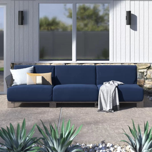 3 Seater Sofa: Pop Outdoor 3-Seater Sofa with Cushions by Piero Lissoni with Carlo Tamborini