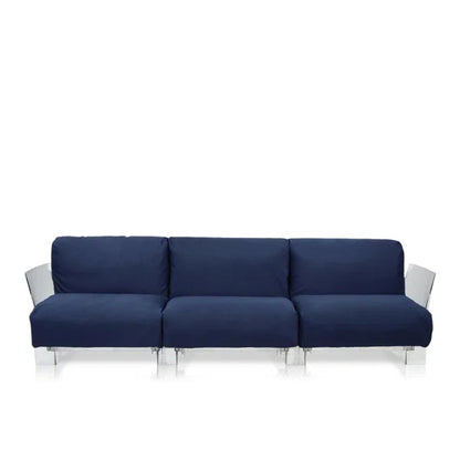 3 Seater Sofa: Pop Outdoor 3-Seater Sofa with Cushions by Piero Lissoni with Carlo Tamborini
