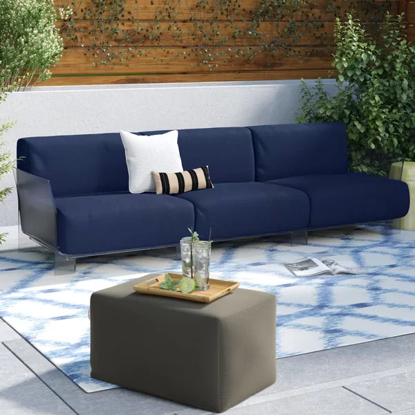 3 Seater Sofa: Pop Outdoor 3-Seater Sofa with Cushions by Piero Lissoni with Carlo Tamborini