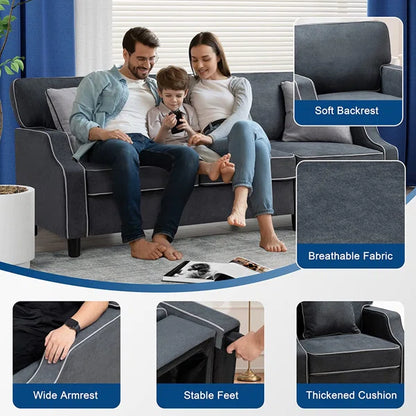 3 Seater Sofa: Selfridge 79'' Upholstered Sofa