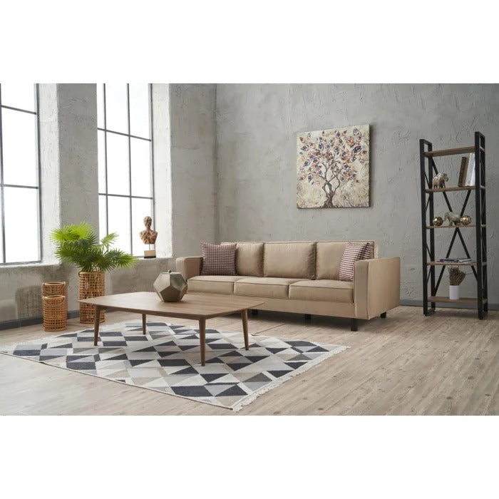 3 Seater Sofa Set: 87.4'' Upholstered Sofa