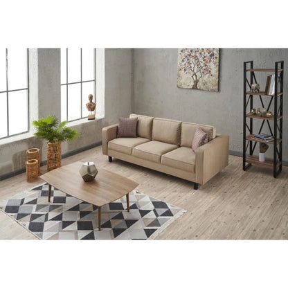 3 Seater Sofa Set: 87.4'' Upholstered Sofa