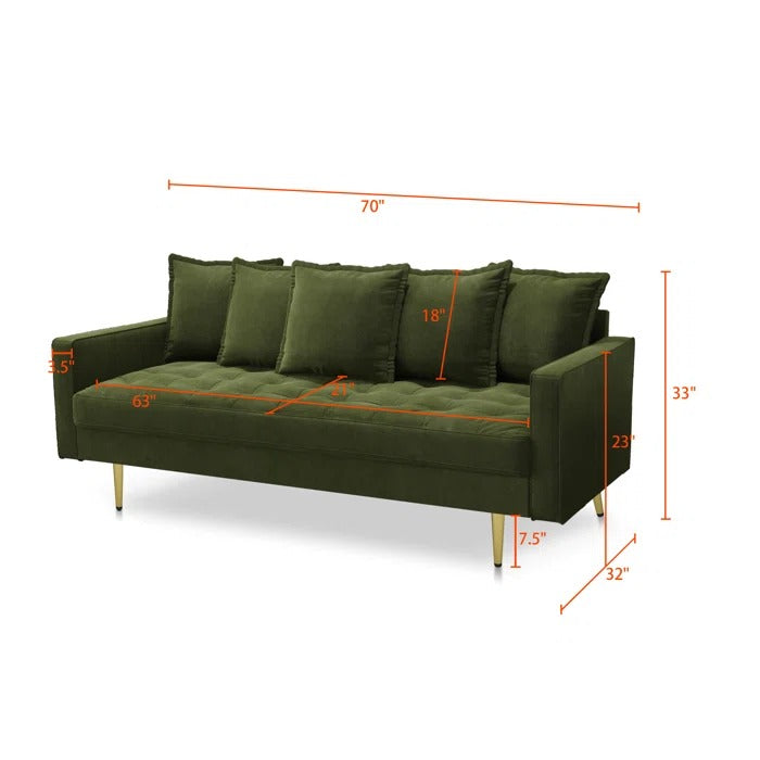 3 Seater Sofa Set: Maigi 31.5'' Upholstered Sofa