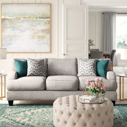 3 Seater Sofa: Somerville 93'' Upholstered Sofa