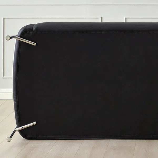 3 Seater Sofa: Trai 82.68'' Vegan Leather Sofa