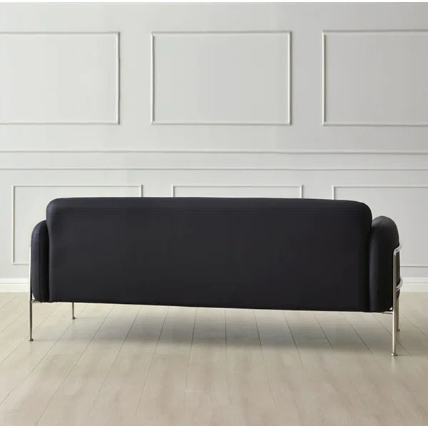 3 Seater Sofa: Trai 82.68'' Vegan Leather Sofa