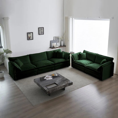 7 Seater Sofa Set: 1 Armchair, 2-Seater & 3-Seater Combo Sofa Set