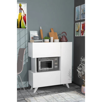 Microwave Stands: 40.2'' Kitchen Pantry Cabinet – Freestanding Microwave Cabinets