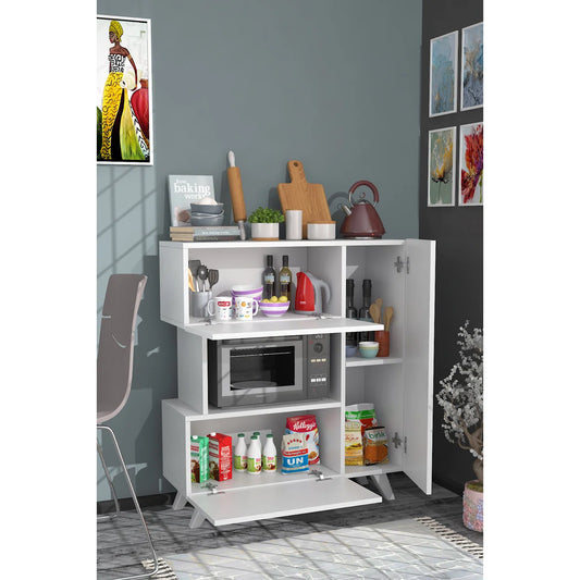 Microwave Stands: 40.2'' Kitchen Pantry Cabinet – Freestanding Microwave Cabinets