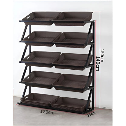 Kitchen Racks: 48.5'' Standard Baker's Rack in Stainless Steel