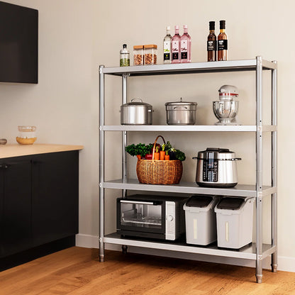 Kitchen Rack: 48'' W Stainless Steel Shelving Unit