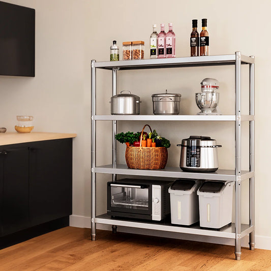 Kitchen Rack: 48'' W Stainless Steel Shelving Unit