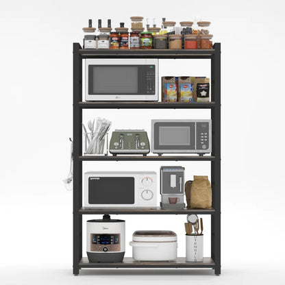 Kitchen Racks: 5-Tier Kitchen Baker's Rack with Adjustable Features