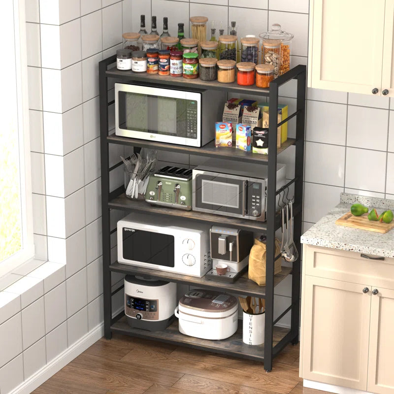 Kitchen Racks: 5-Tier Kitchen Baker's Rack with Adjustable Features