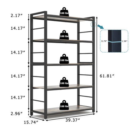 Kitchen Racks: 5-Tier Kitchen Baker's Rack with Adjustable Features