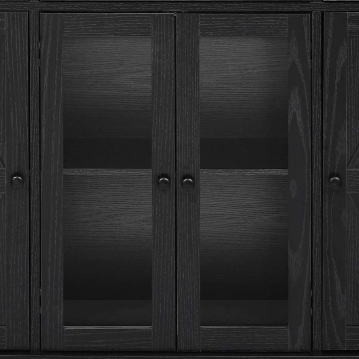 Kitchen Island Table: 53” wide Rolling Cart with Drop Leaf, Power Outlet &amp; Glass Cabinet Doors