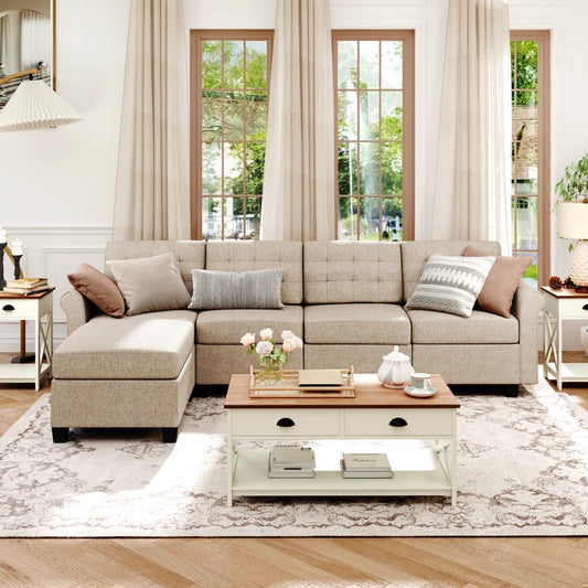 7 Seater Sofa Set: 5-Piece Ultra Corner Sectional Sofa