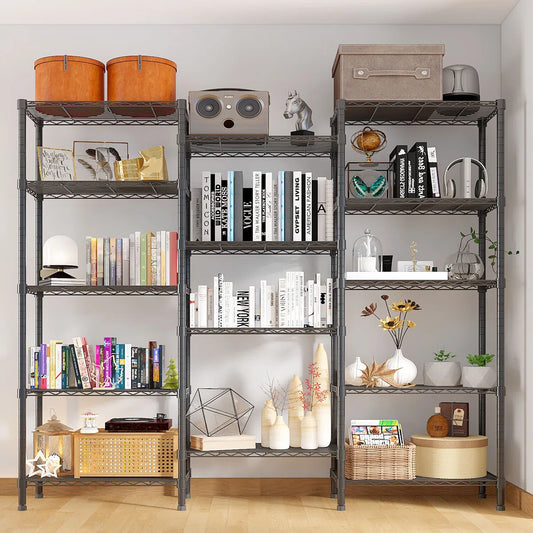 Kitchen Rack: 62.6'' W Metal Shelving Unit