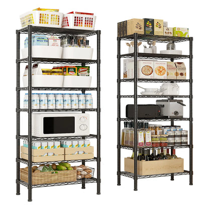 Kitchen Rack: 62.6'' W Metal Shelving Unit