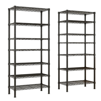 Kitchen Rack: 62.6'' W Metal Shelving Unit