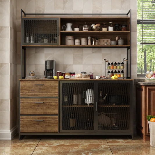 Kitchen Rack: 68.5'' Steel Standard Pantry Kitchen Rack