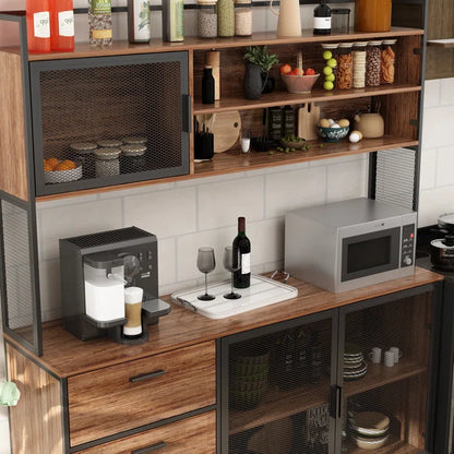 Kitchen Rack: 68.5'' Steel Standard Pantry Kitchen Rack