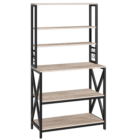 Kitchen Racks:- 6 Tier Baker's Rack Kitchen Utility Storage Shelving Unit